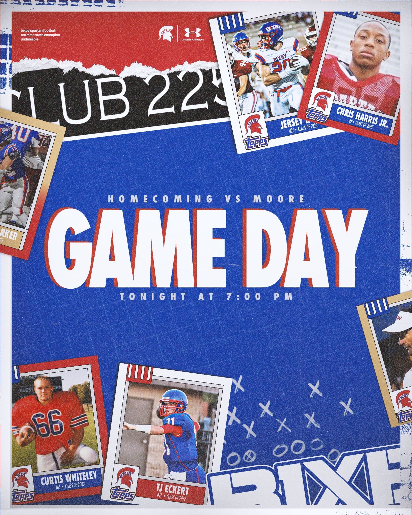 Bixby Spartan Football social media graphic 9