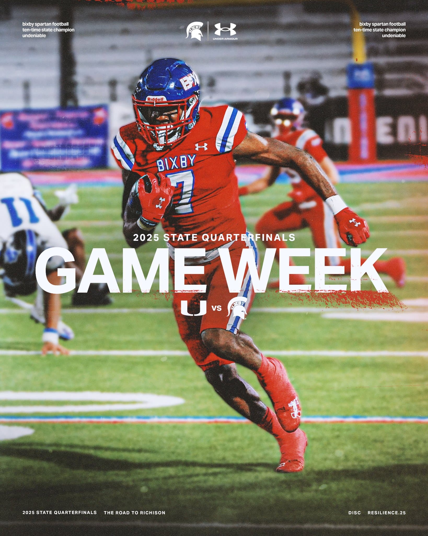 Bixby Spartan Football social media graphic 12