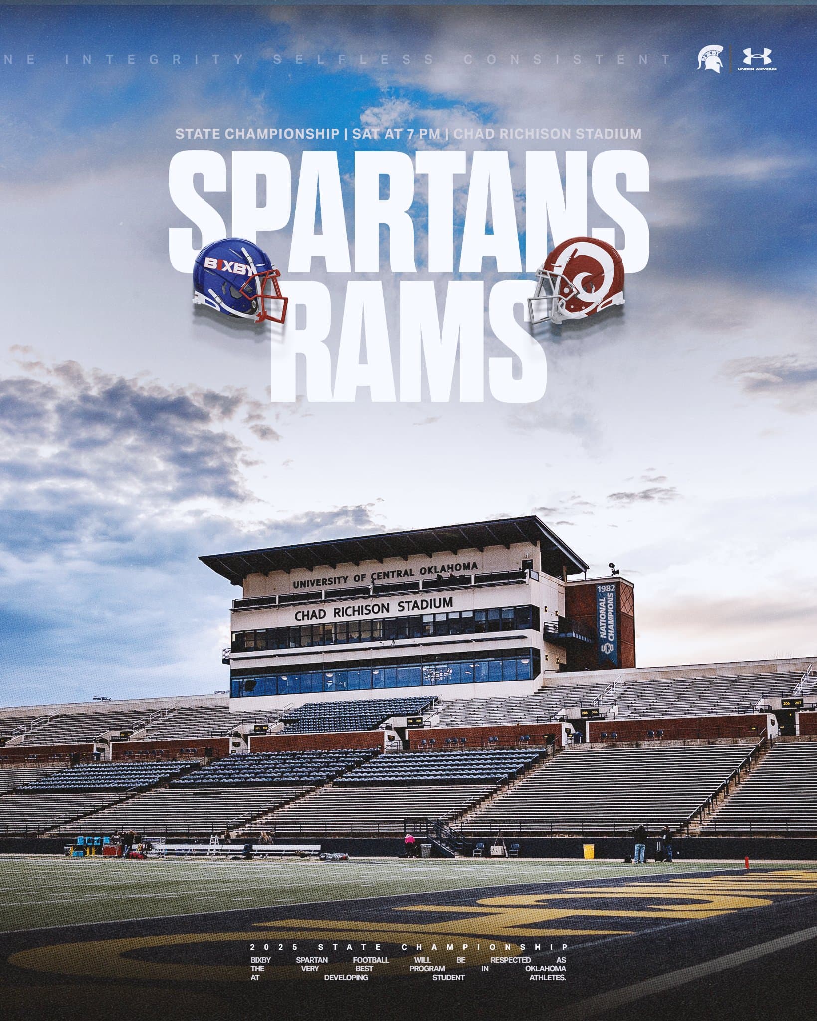 Bixby Spartan Football social media graphic 18