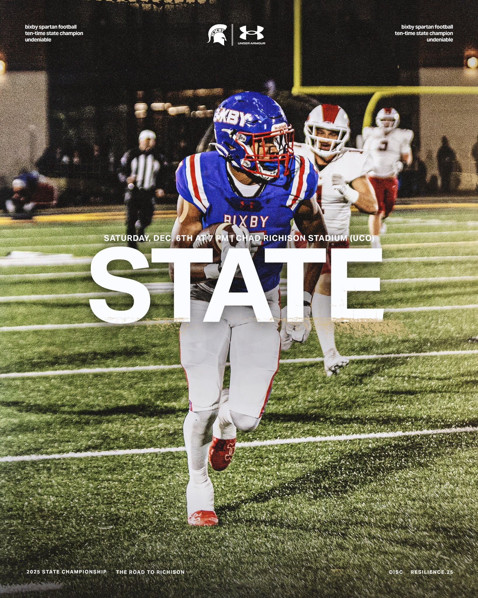 Bixby Spartan Football social media graphic 19