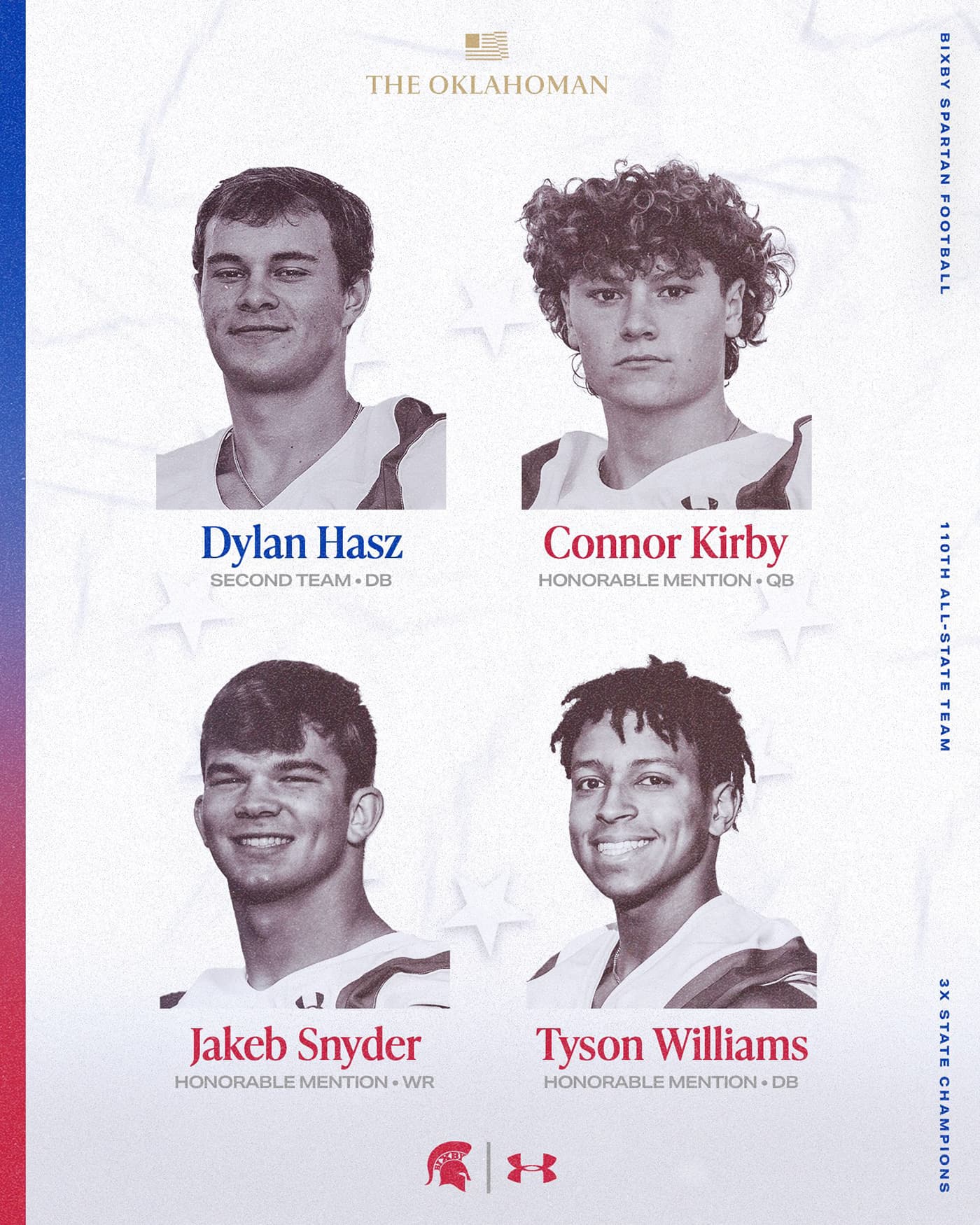 Bixby Spartan Football social media graphic 45