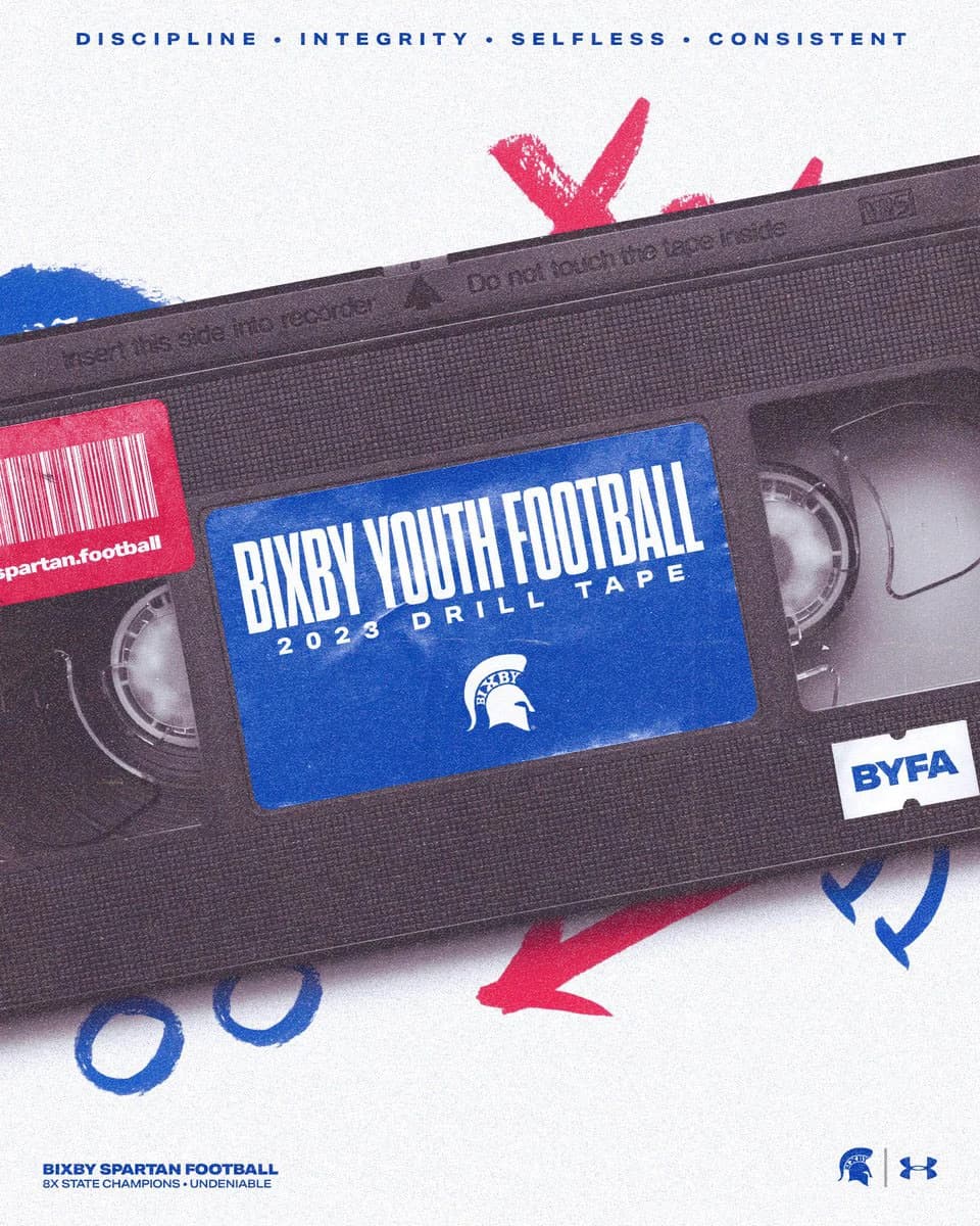 Bixby Spartan Football social media graphic 51
