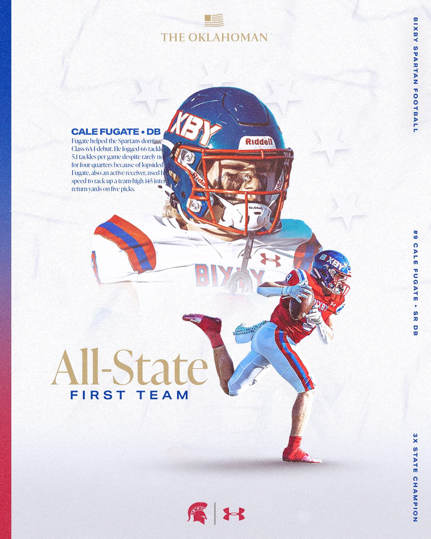 Bixby Spartan Football social media graphic 57