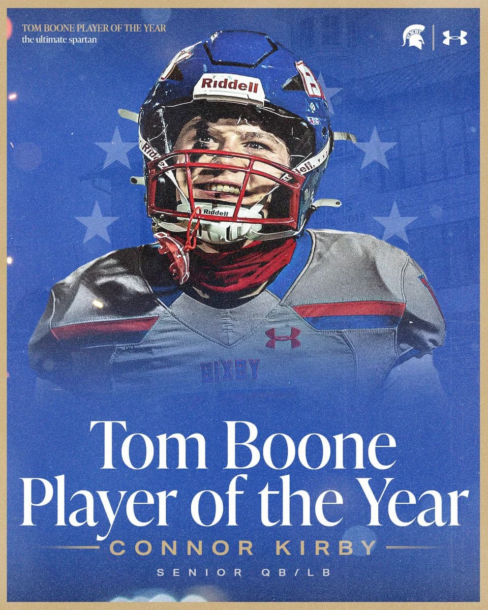 Bixby Spartan Football social media graphic 59