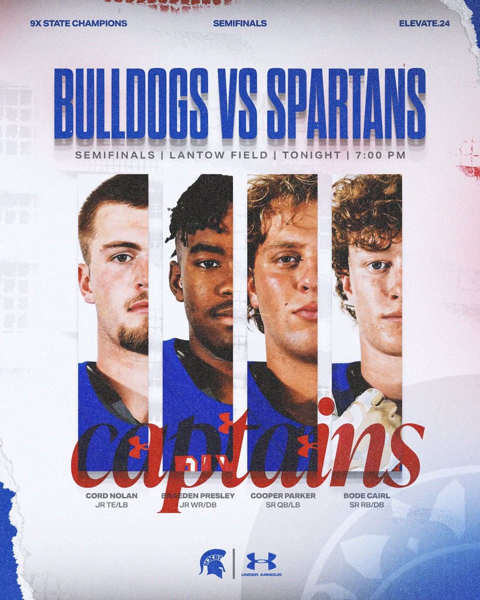 Bixby Spartan Football social media graphic 79