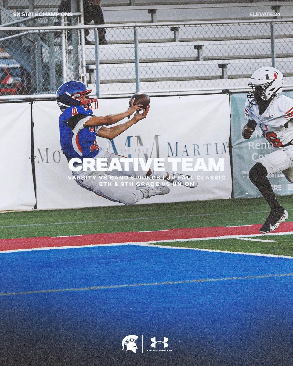 Bixby Spartan Football social media graphic 91