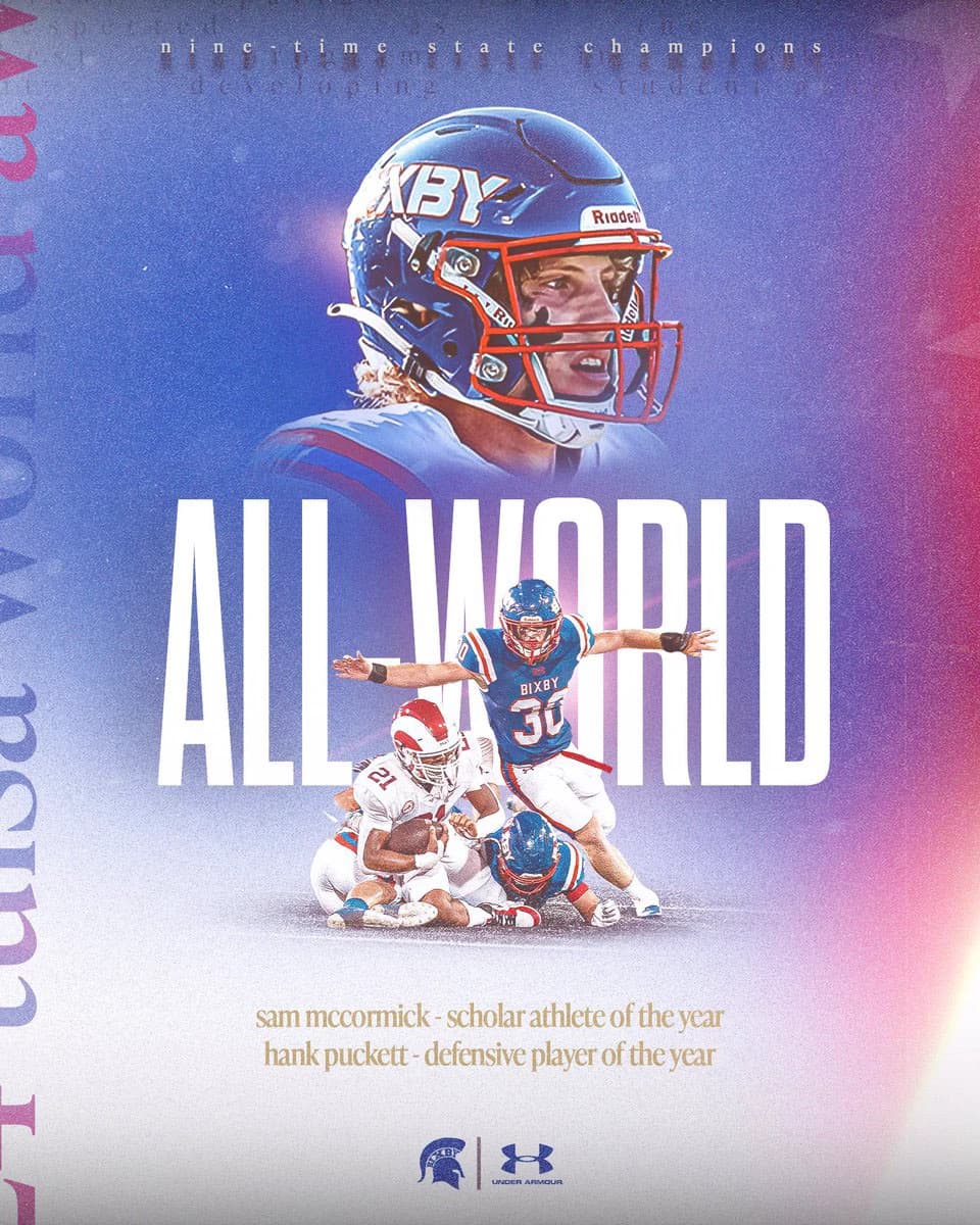 Bixby Spartan Football social media graphic 94