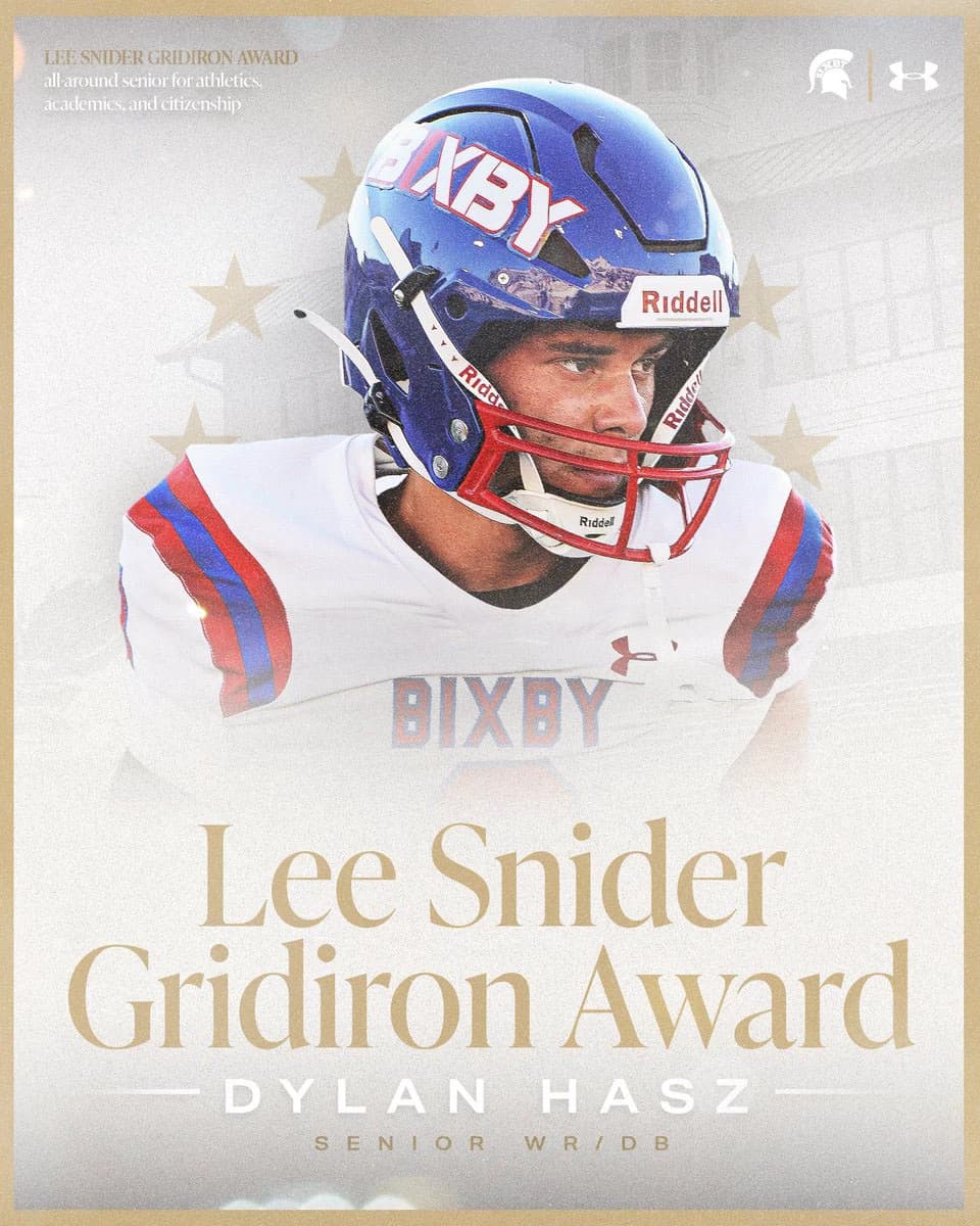 Bixby Spartan Football social media graphic 121