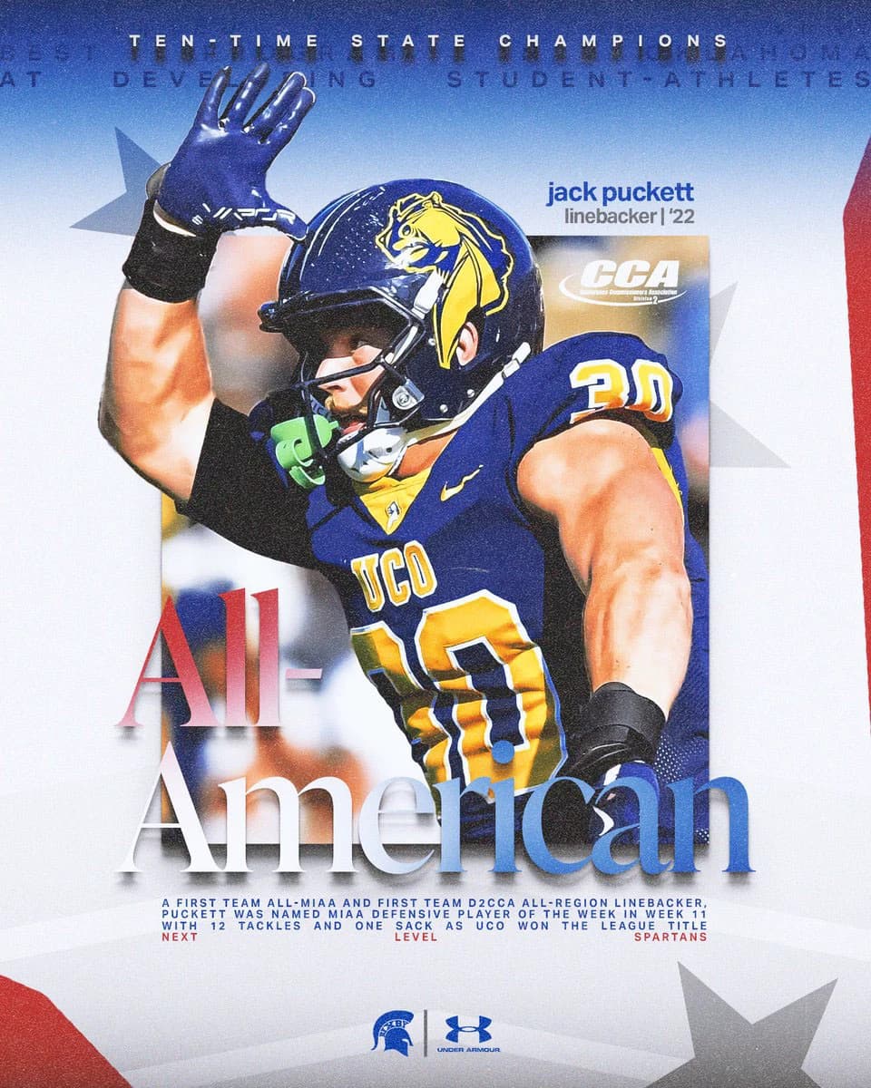 Bixby Spartan Football social media graphic 136