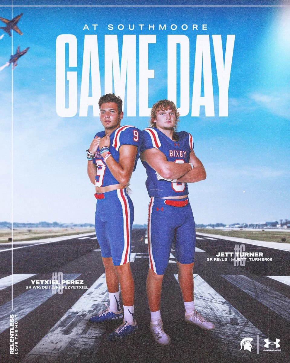 Bixby Spartan Football social media graphic 138