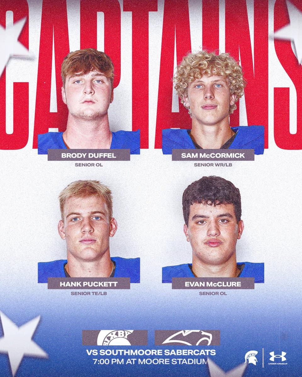 Bixby Spartan Football social media graphic 151