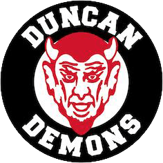 Duncan Demon Football logo