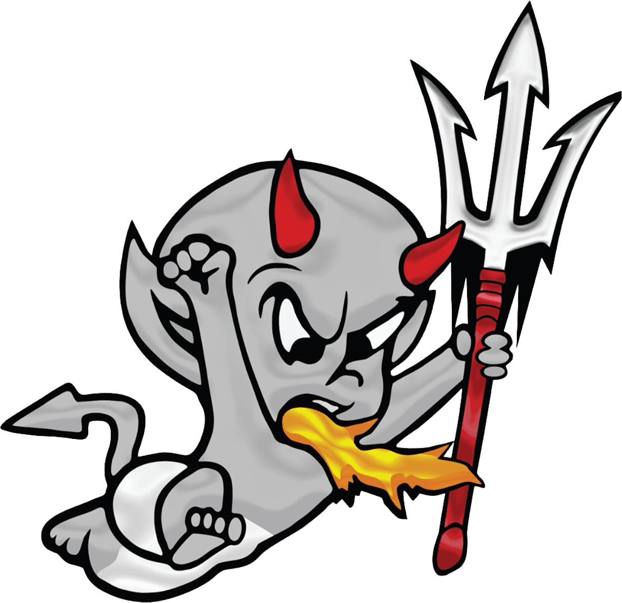 Perkins-Tryon Demon Football logo
